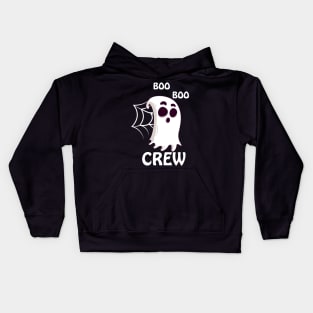 Boo Boo Crew Nurse Ghost Funny Halloween Costume Gift T-Shirt Kids Hoodie